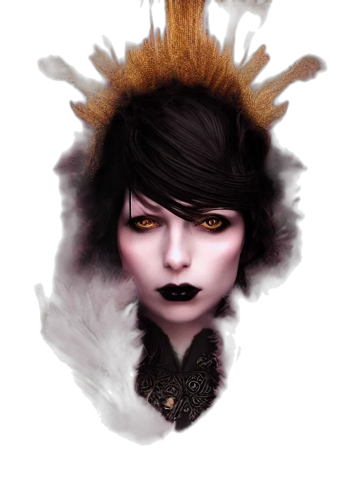 crown, face, creature, mask transparent PNG cut-out