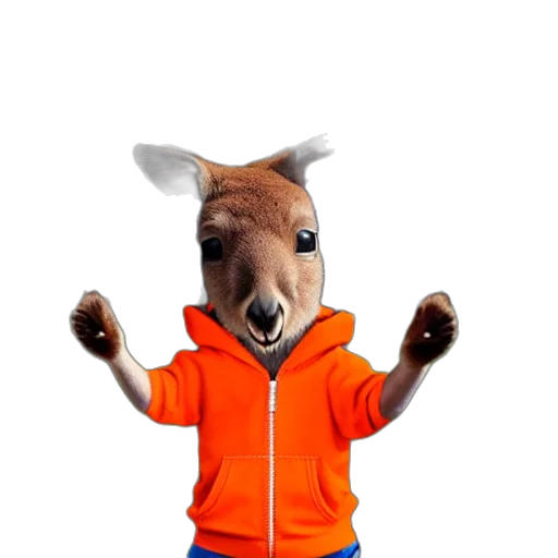 animal, jacket, staff, creature transparent PNG cut-out