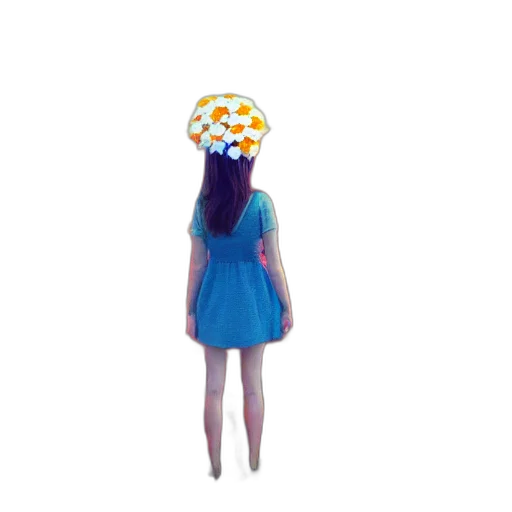 hat, dress, umbrella, crown, 3d render, concept art, pixel art, cartoon transparent PNG cut-out
