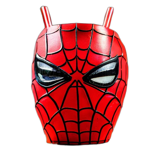 mask, face, comic book art, 3d render, concept art, photorealistic, closeup, capture transparent PNG cut-out