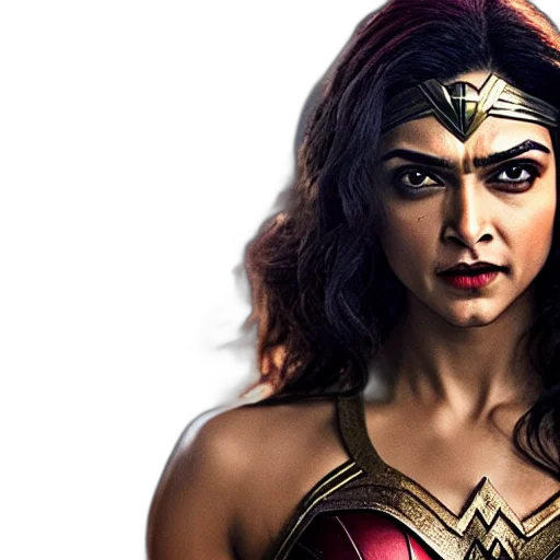 comic book art, deepika, padukone, wonder, women, avengers, highly, detailed transparent PNG cut-out