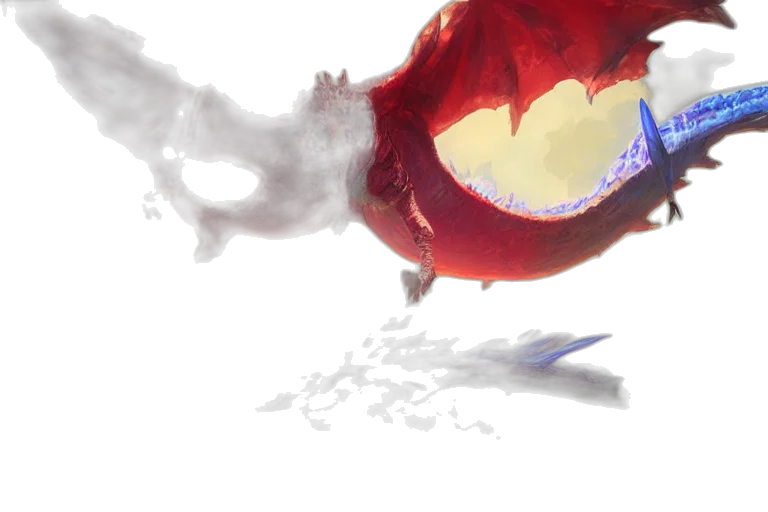 dragon, mask, weapon, sword transparent PNG cut-out