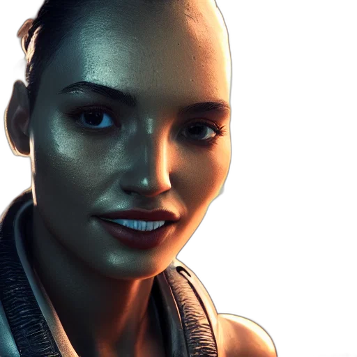 face, robot, photorealistic, concept art transparent PNG cut-out