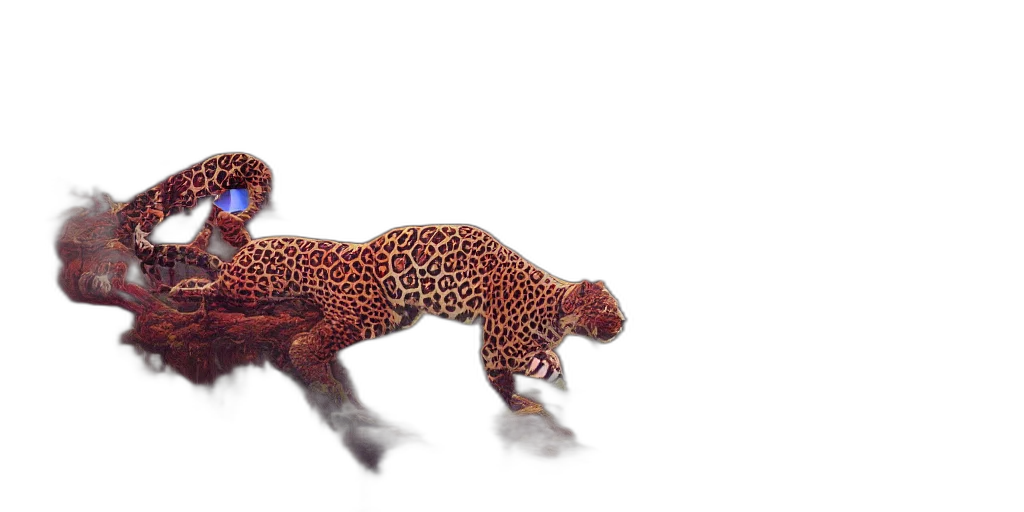 animal, creature, jewelry, staff, 3d render, photorealistic, concept art, fantasy art transparent PNG cut-out