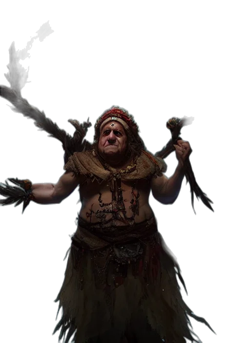 staff, creature, weapon, concept art transparent PNG cut-out
