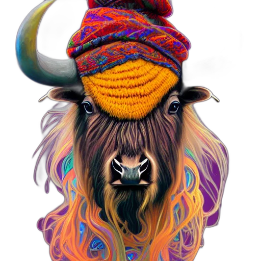 hat, animal, mask, fantasy art, concept art, photorealistic, pixel art, symmetry transparent PNG cut-out