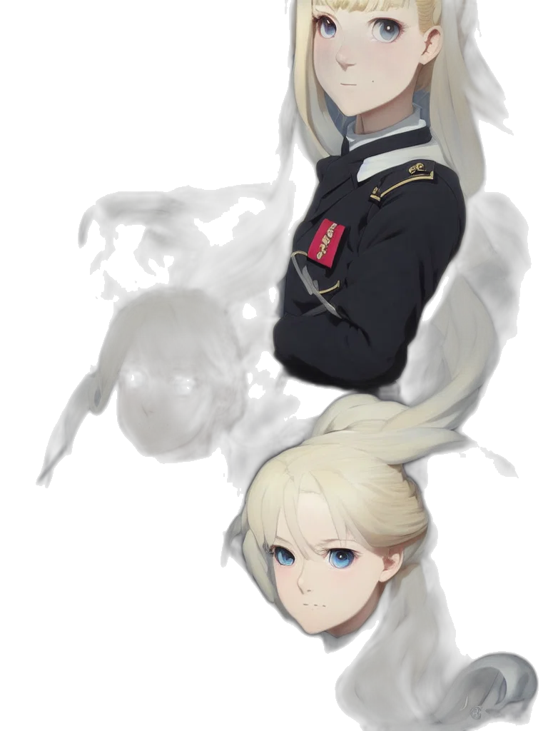 crown, weapon, staff, face transparent PNG cut-out