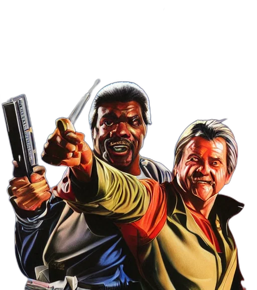 jacket, weapon, comic book art, concept art transparent PNG cut-out