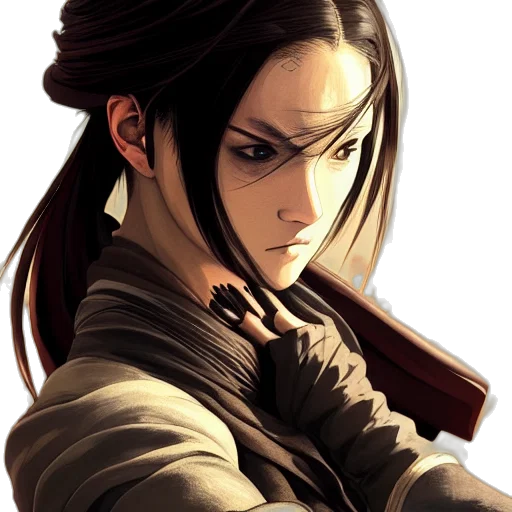 staff, face, weapon, concept art, photorealistic, comic book art, fantasy art, earth tones transparent PNG cut-out