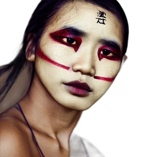 mask, face, photorealistic, cyberpunk transparent PNG cut-out
