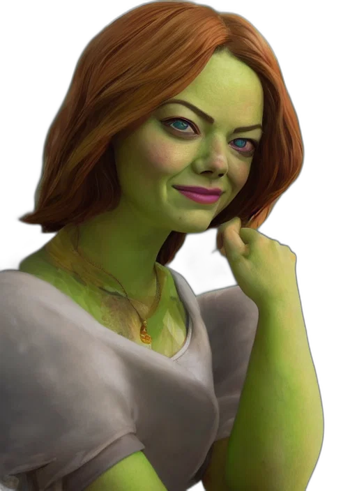 face, staff, concept art, photorealistic, fantasy art, comic book art, outer space, green transparent PNG cut-out
