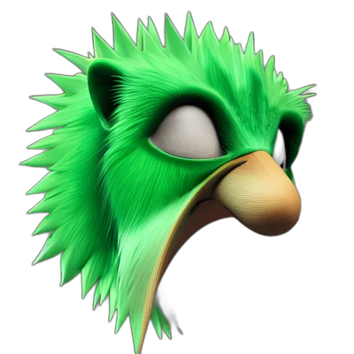 mask, creature, animal, staff transparent PNG cut-out