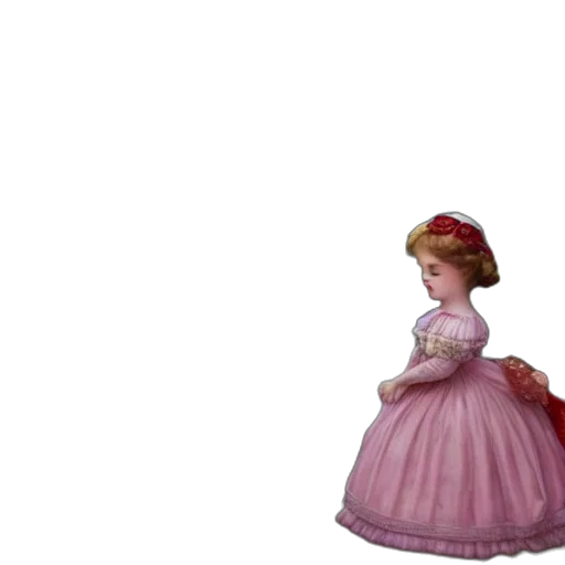dress, crown, hat, jewelry, 3d render, concept art, photorealistic, oil painting transparent PNG cut-out