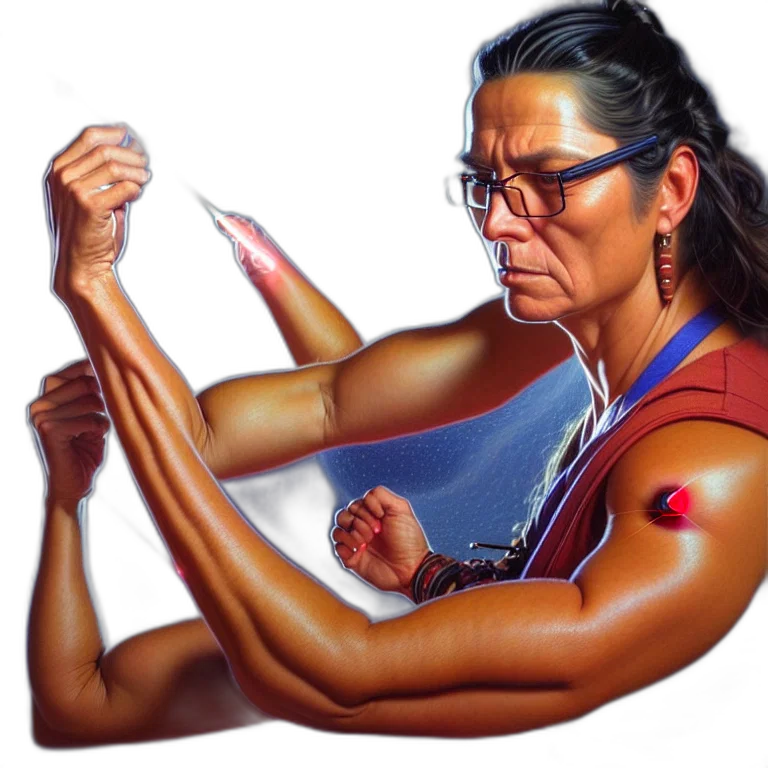 weapon, photorealistic, oil painting, concept art, epic, portrait, slightly, muscular transparent PNG cut-out