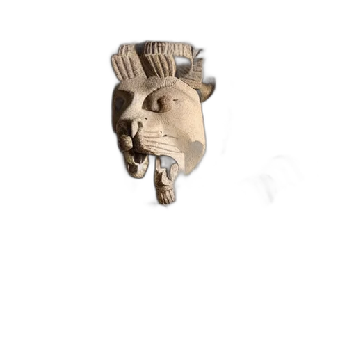 jewelry, mask, crown, face, 3d render, photorealistic, concept art, mesopotamian transparent PNG cut-out