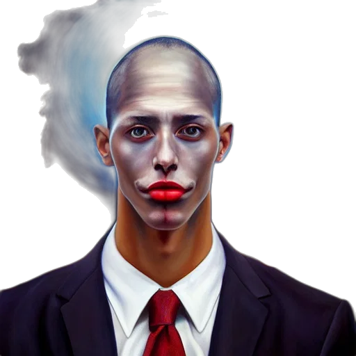 face, mask, staff, robot transparent PNG cut-out