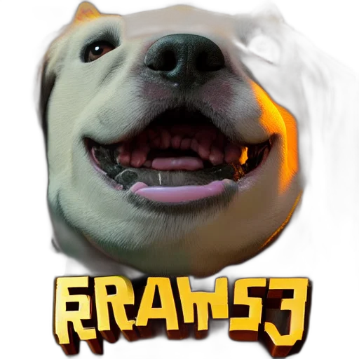 animal, face, creature, 3d render transparent PNG cut-out