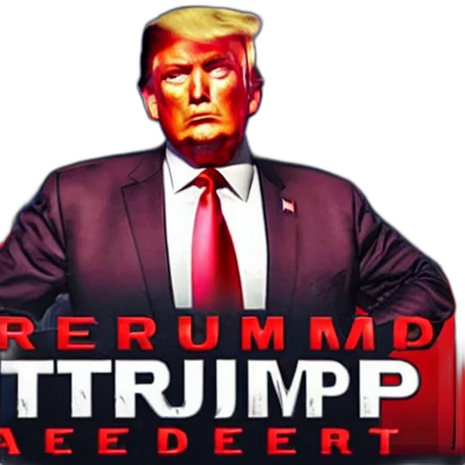3d render, game, image, trump, command, conquer, red, alert transparent PNG cut-out