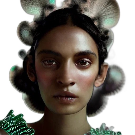 face, crown, mask, jewelry, fantasy art, photorealistic, concept art, cyberpunk transparent PNG cut-out