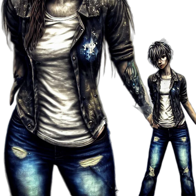 jacket, concept art, comic book art, fantasy art, photorealistic, monochrome, dark, full transparent PNG cut-out
