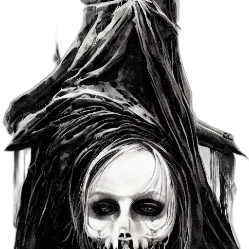 mask, face, creature, dress, concept art, comic book art, photorealistic, pencil sketch transparent PNG cut-out