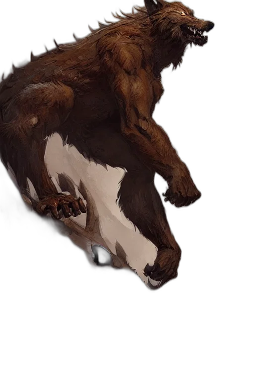 animal, creature, staff, weapon transparent PNG cut-out
