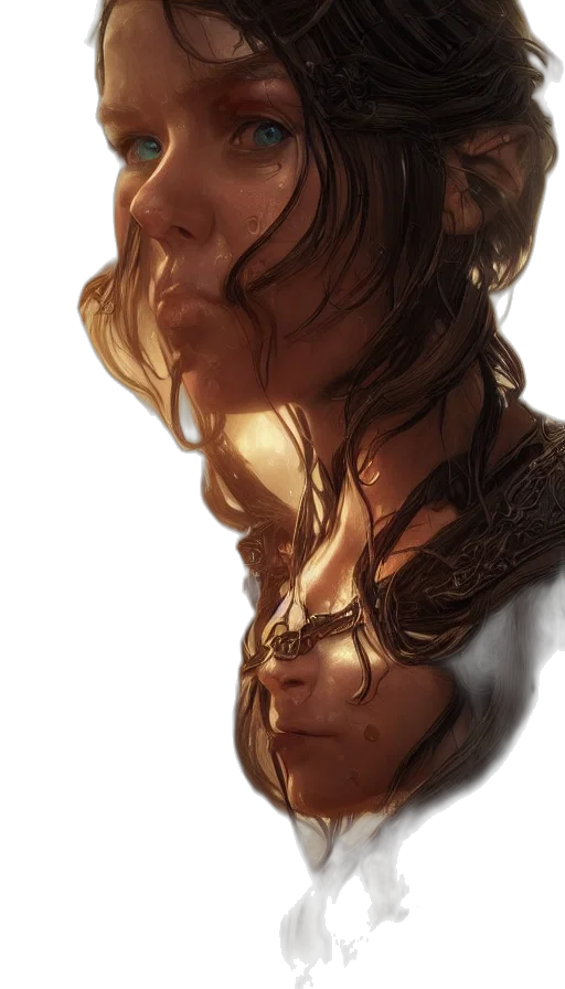 crown, face, mask, hair transparent PNG cut-out