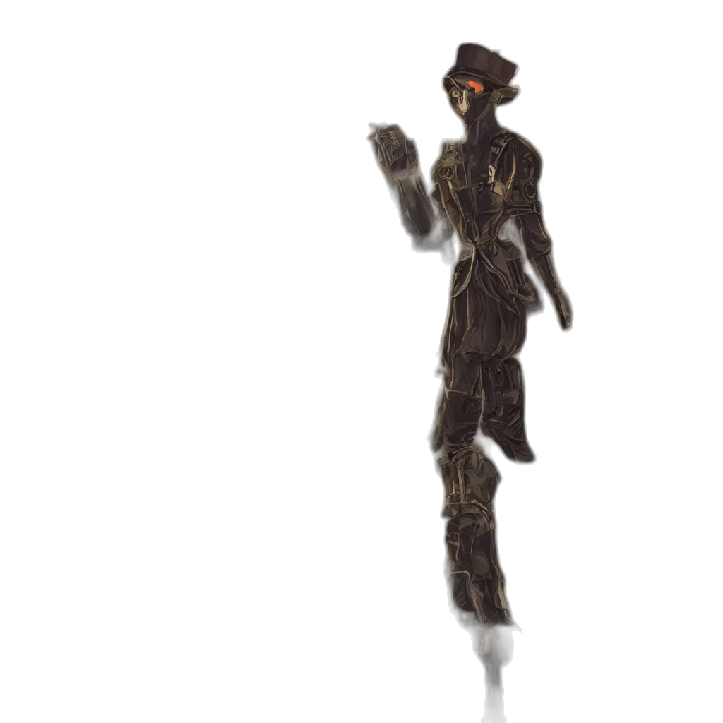 robot, creature, staff, animal transparent PNG cut-out