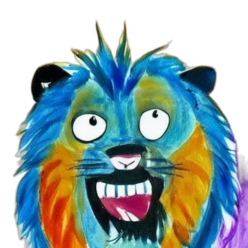 animal, mask, creature, watercolor, photorealistic, concept art, cartoon, cute transparent PNG cut-out