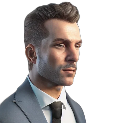 face, staff, jacket, hair transparent PNG cut-out