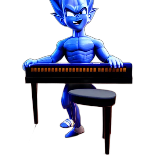 furniture, creature, staff, robot, concept art, 3d render, cartoon, pixel art transparent PNG cut-out