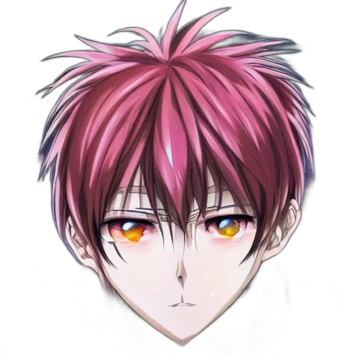 face, mask, crown, staff, anime, cartoon, watercolor, pixel art transparent PNG cut-out