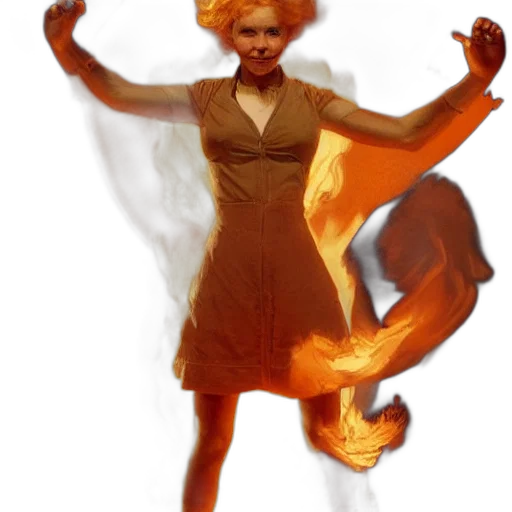 dress, staff, concept art, comic book art transparent PNG cut-out