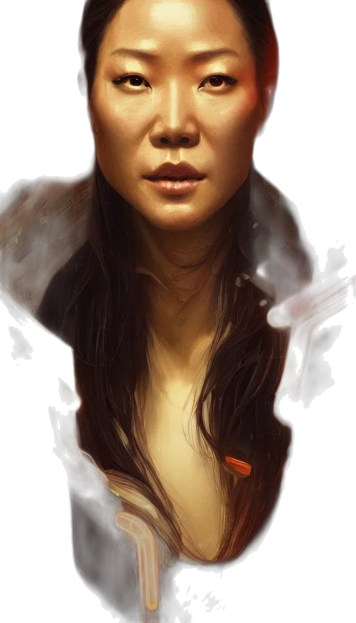 face, mask, staff, photorealistic transparent PNG cut-out