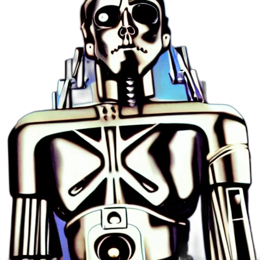 robot, staff, jewelry, concept art, comic book art, super, technojesus, robotic transparent PNG cut-out