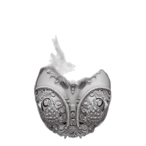 jewelry, mask, crown, face, 3d render, photorealistic, goddess, ornate transparent PNG cut-out