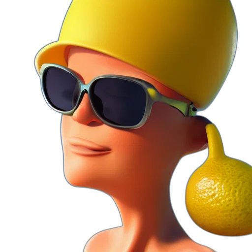 hat, staff, face, jewelry transparent PNG cut-out