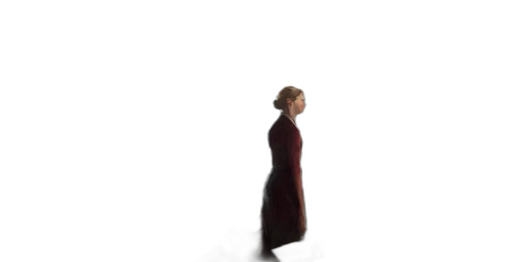 dress, staff, jacket, hat transparent PNG cut-out