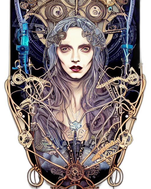 jewelry, fantasy art, concept art, comic book art, pixel art, blue, dark, detailed transparent PNG cut-out