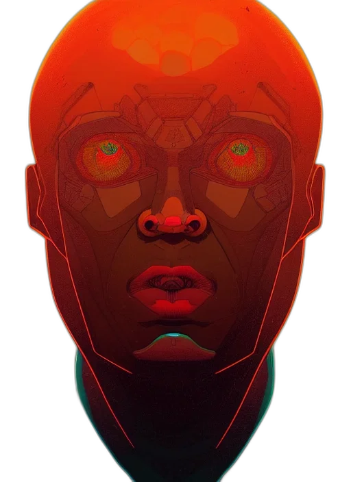 robot, mask, face, creature transparent PNG cut-out