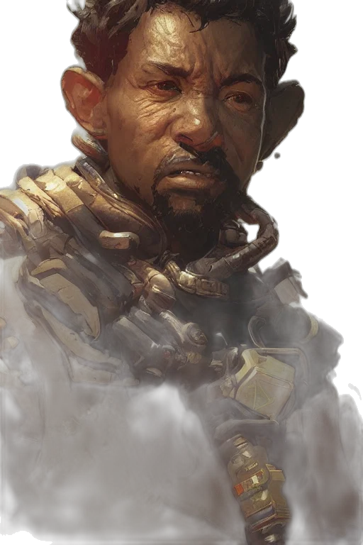 face, weapon, staff, concept art, photorealistic, fantasy art, comic book art, earth tones transparent PNG cut-out