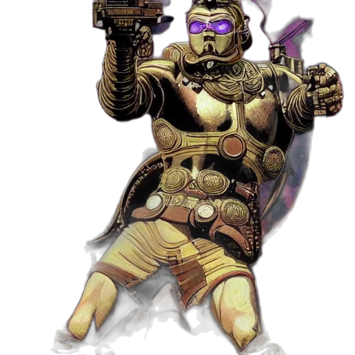 robot, weapon, staff, concept art transparent PNG cut-out