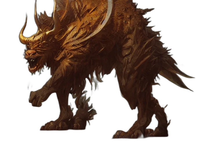 dragon, creature, animal, concept art transparent PNG cut-out