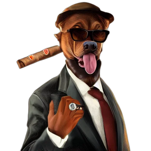 staff, animal, jacket, concept art transparent PNG cut-out