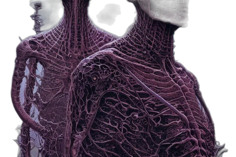 dress, robot, mask, concept art, 3d render, outer space, not, dead transparent PNG cut-out