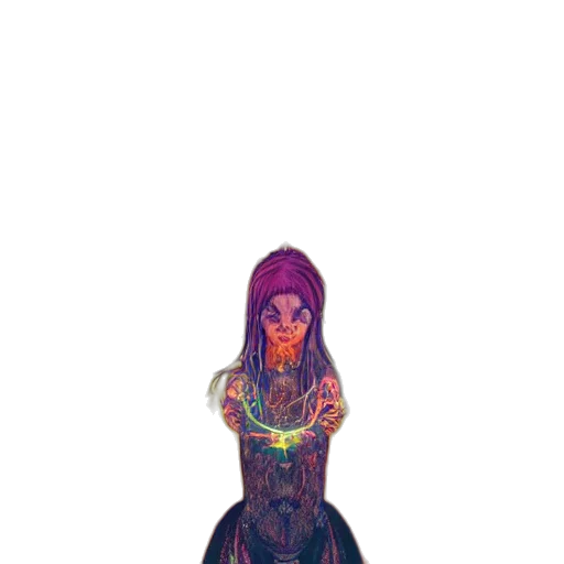 dress, jewelry, staff, mask, pixel art, concept art, fantasy art, cyberpunk transparent PNG cut-out