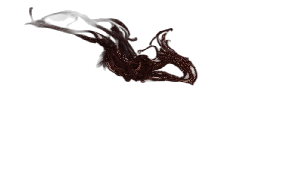 hair, dragon, staff, mask, concept art, photorealistic, 3d render, pixel art transparent PNG cut-out