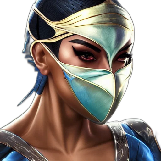 mask, face, concept art, fantasy art transparent PNG cut-out