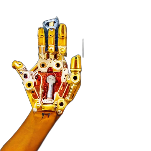 robot, jewelry, weapon, staff transparent PNG cut-out