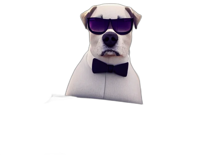staff, animal, 3d render, cartoon transparent PNG cut-out